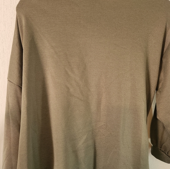 Green Baggy Mini Dress - Picture 3 of 5